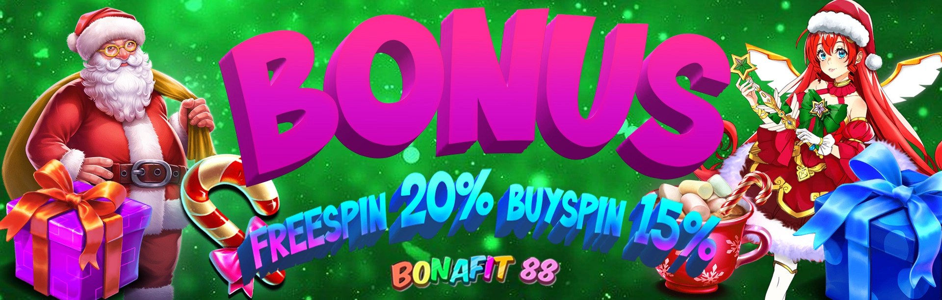 BONUS FREESPIN 20% BONUS BUYSPIN 15%